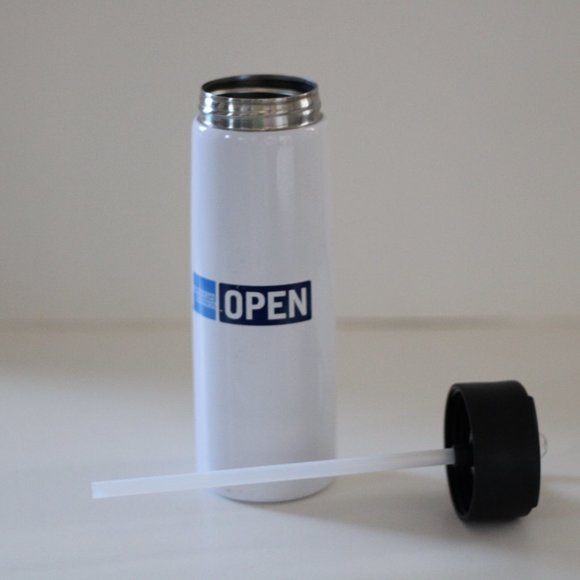American Express Open Stainless Steel Bottle with Built in Sipper BRAND NEW! - Picture 11 of 16